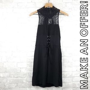 Free People lace cross back dress | Size M